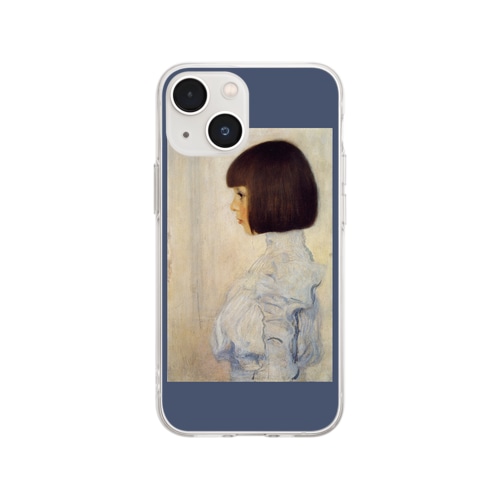 グスタフ・クリムト　『ヘレーネ・クリムトの肖像』のスマホケースソフトクリアイメージ画像