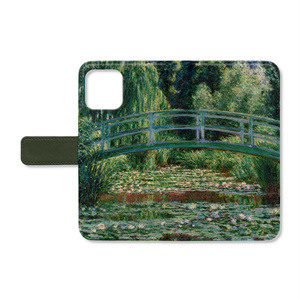 クロード・モネ　『ジヴェルニーの日本の橋と睡蓮の池』のiPhoneイメージ画像