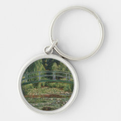 クロード・モネ　『ジヴェルニーの日本の橋と睡蓮の池』の丸型イメージ画像