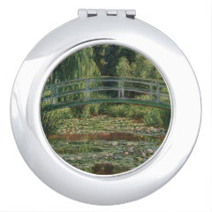 クロード・モネ　『ジヴェルニーの日本の橋と睡蓮の池』の丸型イメージ画像