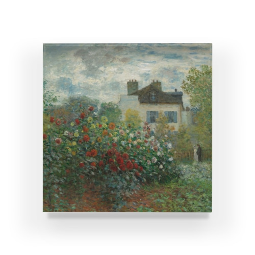 クロード・モネ　アルジャントゥイユのモネの家の庭（ダリアの咲く庭）』のイメージ画像