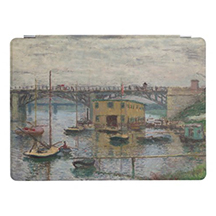 クロード・モネ　『灰色の日のアルジャントゥイユの橋』のイメージ画像