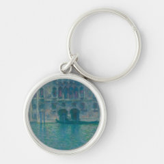 クロード・モネ　『Palazzo da Mula, Venice』の丸型イメージ画像