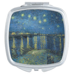 ゴッホ　『ローヌ川の星月夜』の四角型イメージ画像