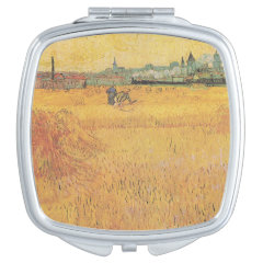 ゴッホ　『アルル：麦畑からの眺め』の四角型イメージ画像