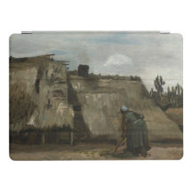 ゴッホ　『小屋の前で穴を掘る農婦』のイメージ画像