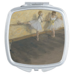 エドガー・ドガ　『バレで練習するダンサー』の四角型イメージ画像