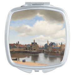 フェルメール　『デルフト眺望』の四角型イメージ画像