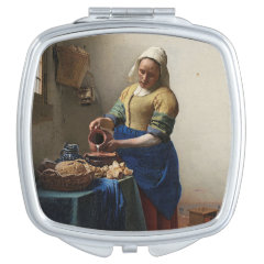 フェルメール　『牛乳を注ぐ女』の四角型イメージ画像