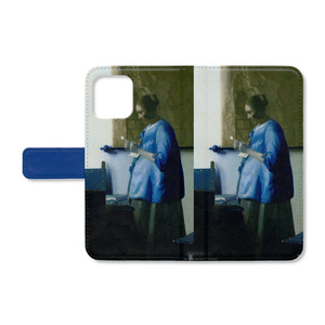 フェルメール　『青衣の女』のiPhoneイメージ画像
