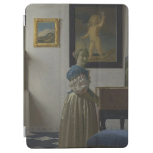 フェルメール　『ヴァージナルの前に立つ女』のイメージ画像