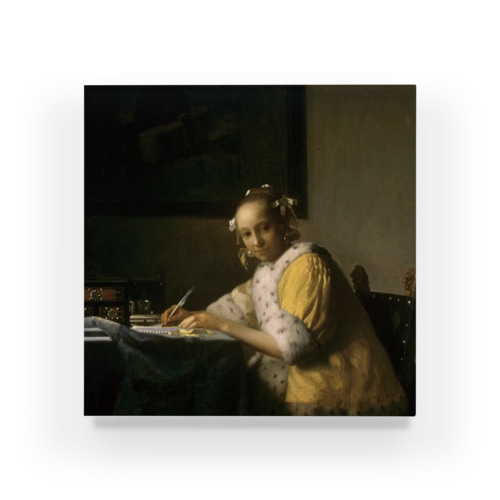 フェルメール　『手紙を書く女』のイメージ画像