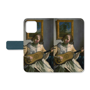 フェルメール　『ギターを弾く女』のiPhoneイメージ画像