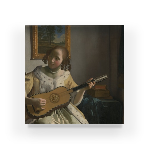 フェルメール　『ギターを弾く女』のイメージ画像