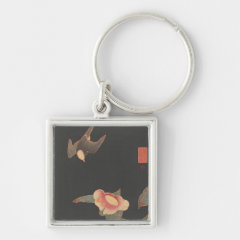 伊藤若冲　『燕と椿』の四角型イメージ画像