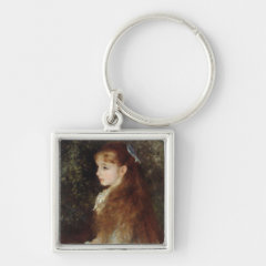 ルノワール　『イレーヌ・カーン・ダンヴェール嬢』の四角型イメージ画像
