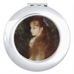 ルノワール　『イレーヌ・カーン・ダンヴェール嬢』の丸型イメージ画像