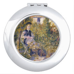 ルノワール　『庭のニニ (ニニ・ロペス)』の丸型イメージ画像