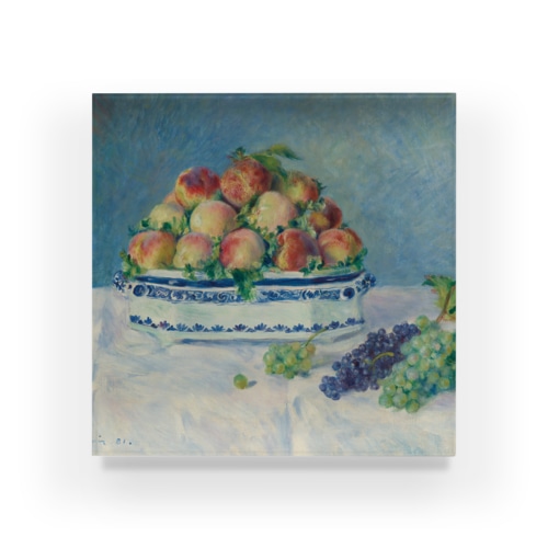 ルノワール　『桃とぶどうのある静物』のイメージ画像