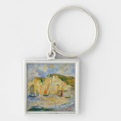 ルノワール　『海と崖』の四角型イメージ画像