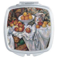 ポール・セザンヌ　『リンゴとオレンジのある静物』の四角型イメージ画像