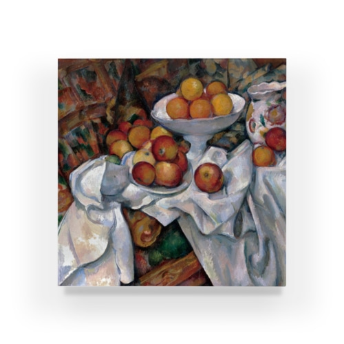ポール・セザンヌ　『リンゴとオレンジのある静物』のイメージ画像