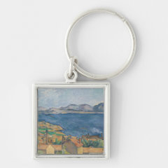 ポール・セザンヌ　『マルセイユの入江、レスタックからの眺め』の四角型イメージ画像