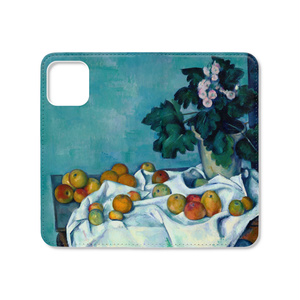 ポール・セザンヌ　『リンゴとサクラソウの鉢のある静物』のイメージ画像