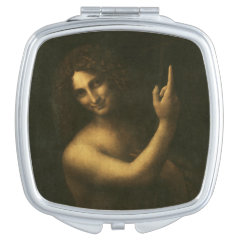 レオナルド・ダ・ヴィンチ　『洗礼者ヨハネ』の四角型イメージ画像