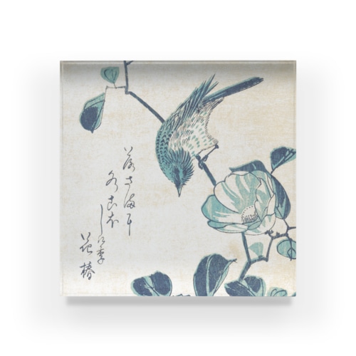 歌川広重　『椿と鳥』のイメージ画像