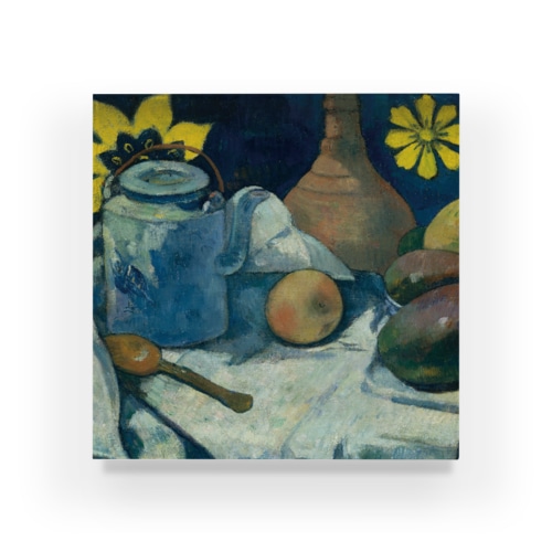 ゴーギャン　『ティーポットとフルーツのある静物』のイメージ画像