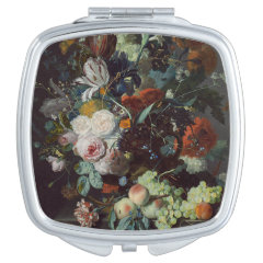 Jan van Huysum　『花と果物のある静物画』の四角型イメージ画像