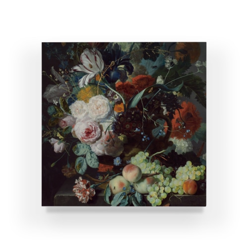 Jan van Huysum　『花と果物のある静物画』のイメージ画像